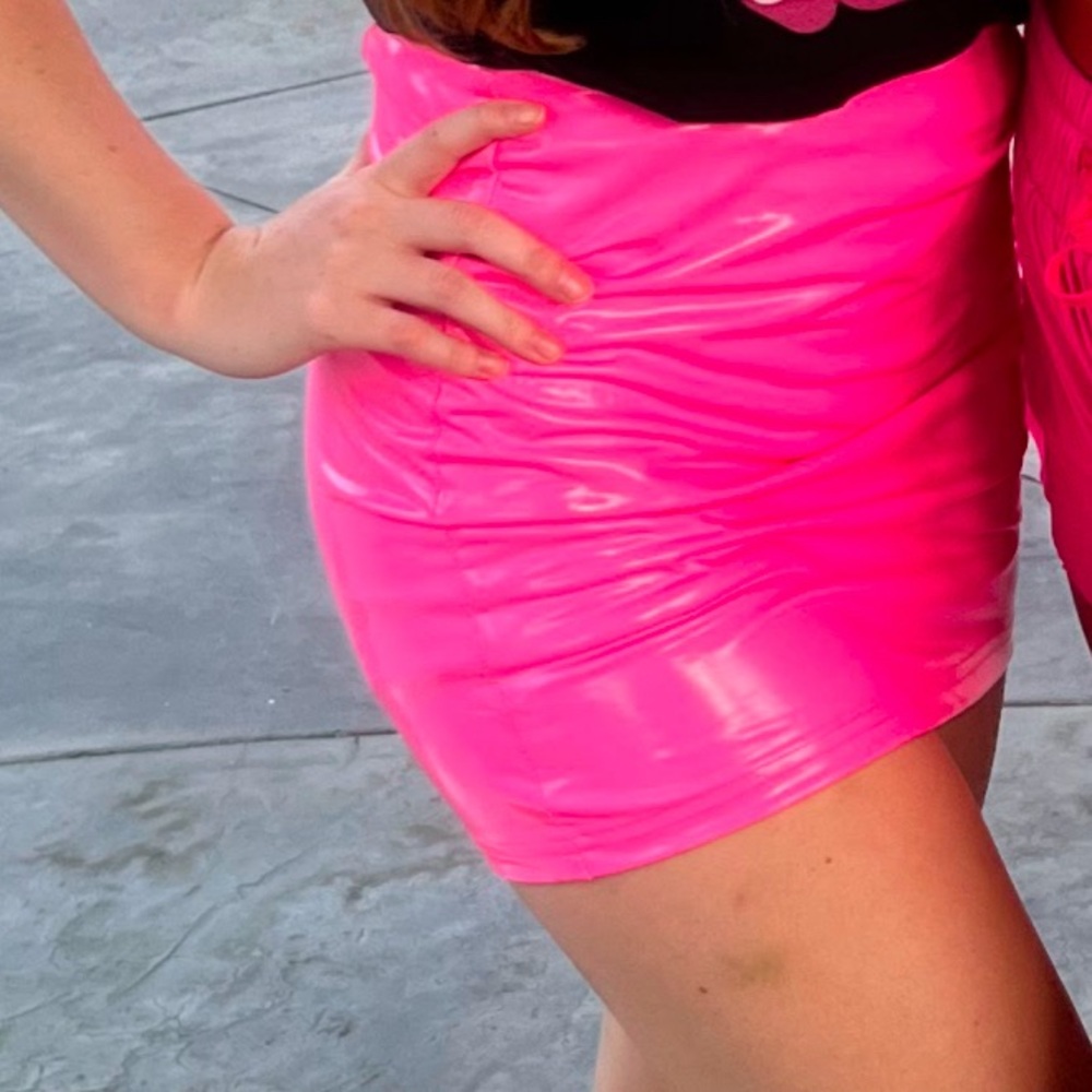 Pink skirt